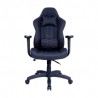 Silla Gamer Cooler Master Caliber E1 | Negra| Reclinable | 120Kg -CMI-GCE1-BK