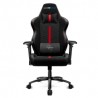 Silla Gamer GameFactor CGC601 XL, Tela, Reclinable, Negro/Rojo