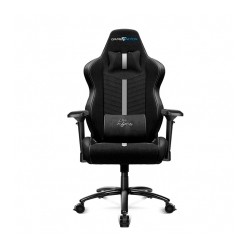 Silla Gamer GameFactor CGC601 XL, Tela, Reclinable, Negro/Blanco