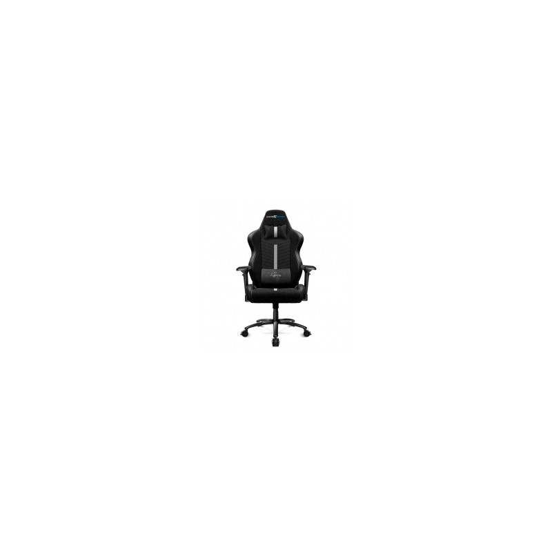 Silla Gamer GameFactor CGC601 XL, Tela, Reclinable, Negro/Blanco