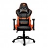 Silla Gamer Cougar Armor One, Vinil, Reclinable, 4D, Negro/Naranja