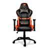 Silla Gamer Cougar Armor One, Vinil, Reclinable, 4D, Negro/Naranja