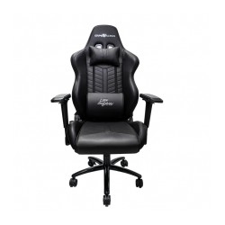 Silla Gamer GameFactor CGC601 XL, Piel, Reclinable, Negro