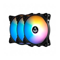 Ventiladores Munfrost Solar Wind Rainbowforce KIT FN-12 RGB, 120mm, ARGB, MFVKSW1B