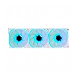 Ventiladores GameFactor FKG500, Kit de 3 Ventiladores 120mm, Blancos, ARGB - FKG500