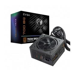 Fuente de Poder EVGA 700 BQ, 80 Plus Bronze 700W, Semi Modular - 110-BQ-0700-V1