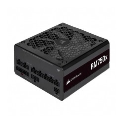 Fuente de Poder Corsair RM750x, 750w, Negro, 80 Plus Gold, Full Modular - CP-9020199-NA