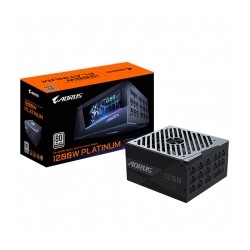 Fuente de Poder Gigabyte Aorus P1200W 80 Plus Platinum, Fully Modular, Smart FAN, Pantalla LCD - GP-AP1200G