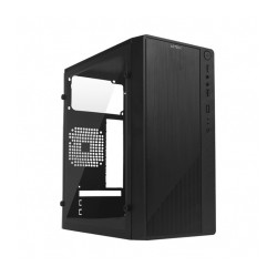 Gabinete Acteck Kioto GC220 Essential, Micro-ATX, Incluye fuente de 500w, Panel de Acrilico - AC-933063