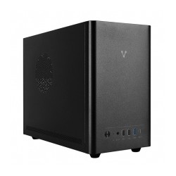 Gabinete Vorago GAB-210, Micro-ATX, Mini-ITX, 1 Ventilador, Fuente 500W Incluida, Negro - GAB-210-BK