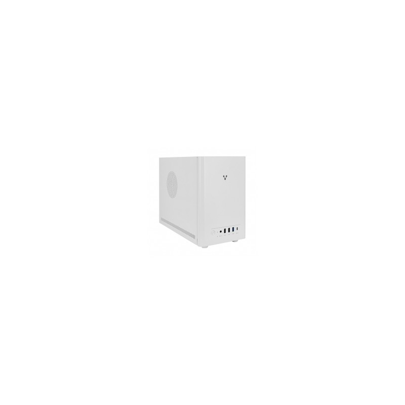 Gabinete Vorago GAB-210, Micro-ATX, Mini-ITX, 1 Ventilador, Fuente 500W Incluida, Blanco - GAB-210-WH