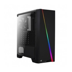 Gabinete Aerocool Cylon RGB Negro, Cristal Templado, 1 Ventilador, ATX - 4718009152335