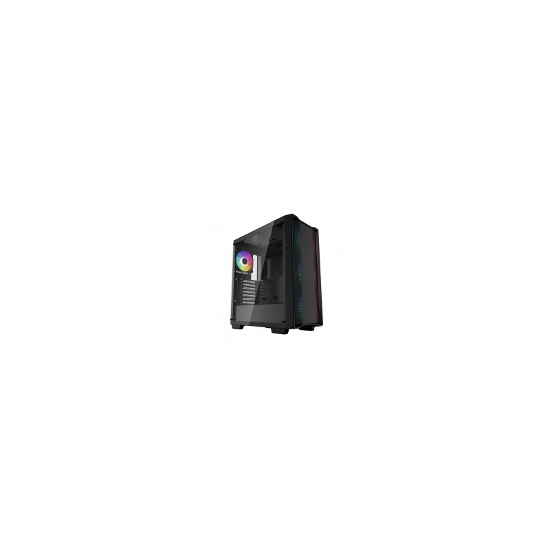 Gabinete DeepCool CC560 ARGB, Midtower, 4 ventiladores ARGB, ATX, Negro - R-CC560-BKTAA4-G-1