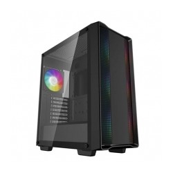 Gabinete DeepCool CC560 ARGB V2, Midtower, 4 ventiladores ARGB, ATX, Negro - R-CC560-ARGB V2