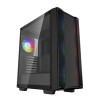 Gabinete DeepCool CC560 ARGB V2, Midtower, 4 ventiladores ARGB, ATX, Negro - R-CC560-ARGB V2