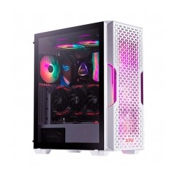 Gabinete XPG Starker Air RGB, Blanco, ATX, 2 Ventiladores, Cristal Templado - STARKERAIR-WHCWW