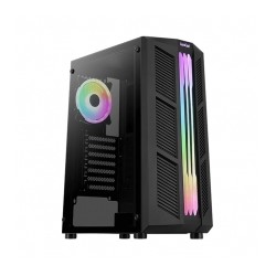 Gabinete Aerocool Prime ARGB, Cristal Templado, 1 Ventilador ARGB, ATX - 4710562756326