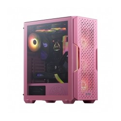 Gabinete XPG Starker Air RGB | Rosa | ATX | 2 Ventiladores | Cristal Templado - STARKERAIR-PKCUS