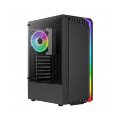 Gabinete Aerocool Bionic-G-BK-V2, Cristal Templado, 1 Ventilador RGB, ATX - 4710562758672