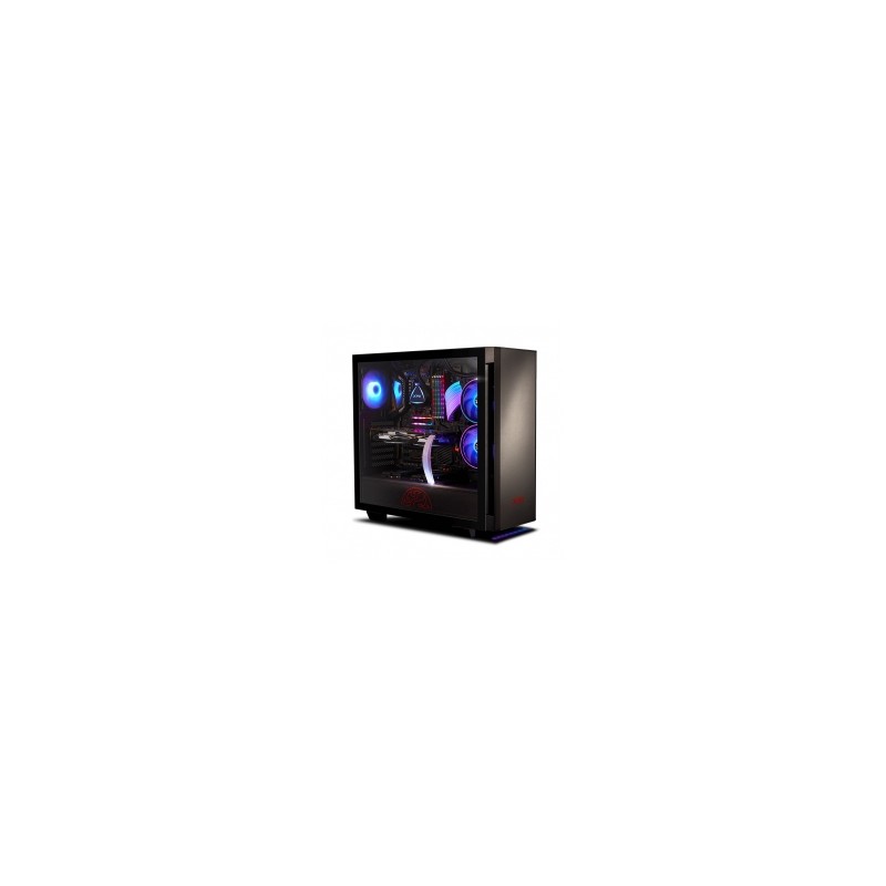 Gabinete XPG Invader Negro, Cristal Templado, ATX, 2 Ventiladores, RGB - INVADER-BKCWW