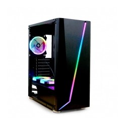 Gabinete Yeyian Armageddon 2200, Cristal Templado, 3 ventiladores RGB - YGA-68809