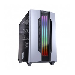 Gabinete Cougar Gemini M Silver, RGB, Cristal Templado, Micro ATX, 385TMB0.0002