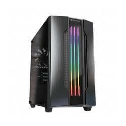 Gabinete Cougar Gemini M Iron-Gray, RGB, Cristal Templado, Micro ATX, 385TMB0.0001