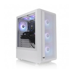 Gabinete Thermaltake S200 TG ARGB Snow, ATX, Mid-Tower, Cristal Templado, 3 Ventiladores ARGB - CA-1X2-00M6WN-00