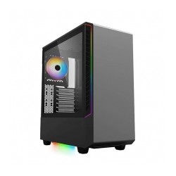 Gabinete Munfrost Panda Negro RGB, ATX, Cristal Templado, 1 Ventilador ARGB