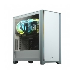 Gabinete Corsair 4000D Blanco, Cristal Templado, 2 Ventiladores, ATX - CC-9011199-WW