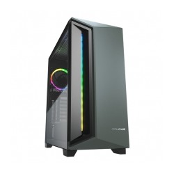 Gabinete Cougar Darkblader X7, E-ATX, Cristal Templado, Verde Translucido, 1 Ventilador ARGB VK120, 385UM30.0005