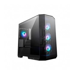 Gabinete MSI MAG PANO M100R PZ, Negro, M-ATX, Cristal Templado, 4 Ventiladores ARGB - GABMSI230