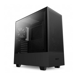 Gabinete NZXT H5 Flow Negro, ATX, Cristal Templado, 2 Ventiladores F Quiet 120mm - CC-H51FB-01