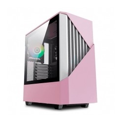 Gabinete Munfrost Panda Pro Pink, E-ATX, Cristal Templado, 2 Ventiladores ARGB