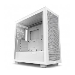 Gabinete NZXT H7 Flow Blanco, E-ATX, Cristal Templado, 2 Ventiladores F Quiet 120mm, Soporte GPU Vertical - CM-H71FW-01