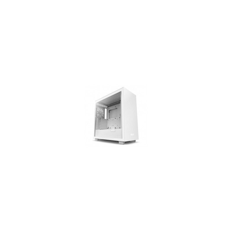 Gabinete NZXT H7 Blanco, E-ATX, Cristal Templado, 2 Ventiladores, Soporte GPU Vertical - CM-H71BW-01