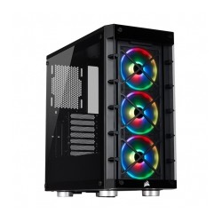 Gabinete Corsair ICUE 465X RGB Negro, Cristal Templado, 3 Ventiladores LL120, ATX - CC-9011188-WW