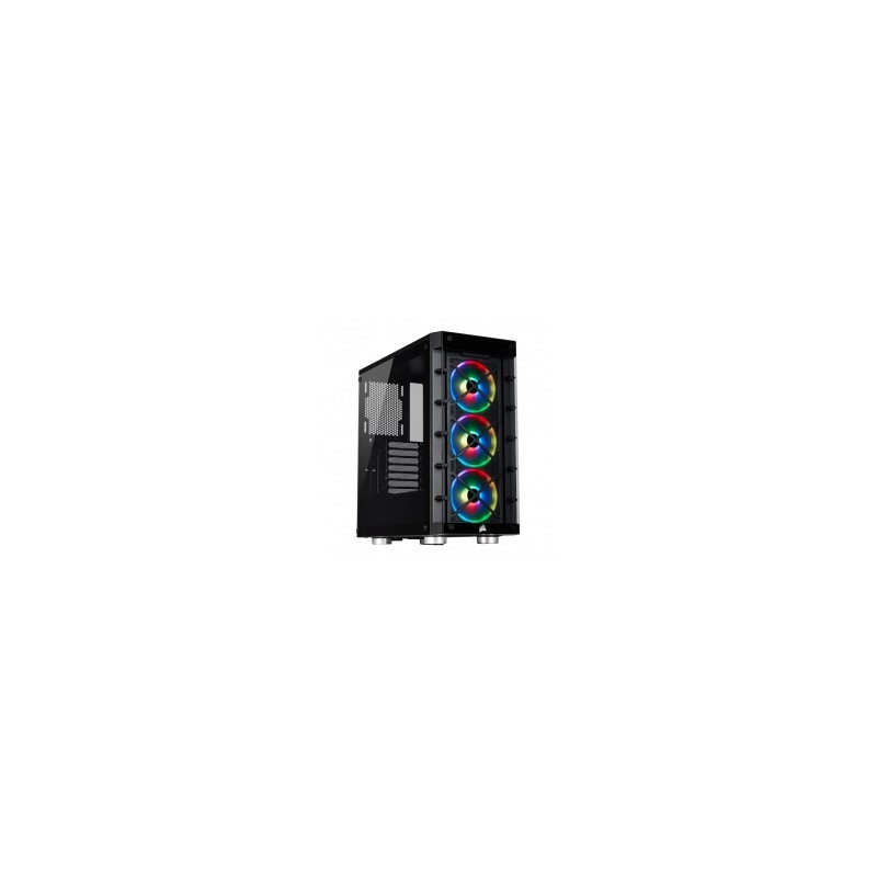 Gabinete Corsair ICUE 465X RGB Negro, Cristal Templado, 3 Ventiladores LL120, ATX - CC-9011188-WW