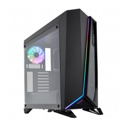 Gabinete Corsair Carbide Spec Omega RGB, Negro, ATX, Panel de vidrio templado, CC-9011140-WW