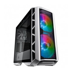 Gabinete Cooler Master MasterCase H500P Mesh White ARGB, 2 Ventiladores 120mm, Cristal Templado - MCM-H500P-WGNN-S01