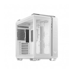 Gabinete Asus TUF Gaming GT502 White | ATX, Micro-ATX, Mini-ITX | Doble Cámara | Vista Panorámica | Panel frontal con USB tipo C