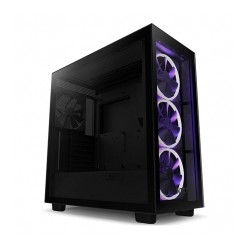 Gabinete NZXT H7 Elite Negro, E-ATX, Cristal Templado, 3 Ventiladores RGB Serie F, 1 Ventilador Serie F, Soporte GPU Vertical - 