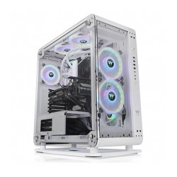 Gabinete Thermaltake Core P6 TG Snow, ATX, Cristal Templado, Sin Ventiladores - CA-1V2-00M6WN-00