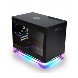 Gabinete In Win A1 Plus Negro RGB, Mini-ITX, Cristal Templado, Fuente 650w 80+ Gold, IW-A1PLUS-BLACK