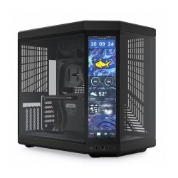 Gabinete Hyte Y70, Pantalla Touchscreen 4k/60Hz, Midtower, E-ATX, Negro - CS-HYTE-Y70-B-L