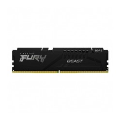 Memoria RAM Kingston Fury Beast Black 8GB DDR5 1x8GB 4800Mhz - KF548C38BB-8