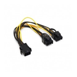 Cable de Poder PCI-E (6-pin) Hembra - 2 x PCI-E (8-pin) Macho, 963852