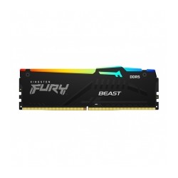 Memoria RAM Kingston Fury Beast RGB 16GB DDR5 1x16GB 5200Mhz - KF552C40BBA-16