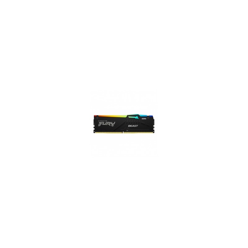 Memoria RAM Kingston Fury Beast RGB 16GB DDR5 1x16GB 5200Mhz - KF552C40BBA-16