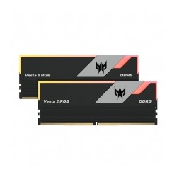 Memoria RAM Acer Predator Vesta II RGB, DDR5, 64GB 2x32GB, 6000Mhz, Negro - BL.9BWWR.334